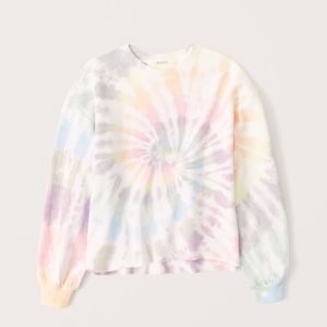 Tie-Dye Long Sleeve Women's Top